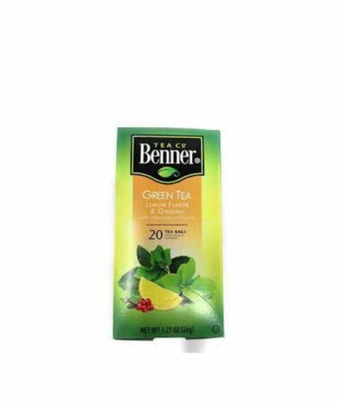 BENNER GREEN TEA LEMON AND GINSENG