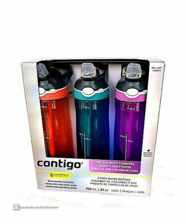 Contigo Autospout Technology (3pack water bottles) 709ml/24 fl.oz./ 1.5pt